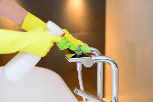 Professional carpet cleaning process for stained carpet fibres